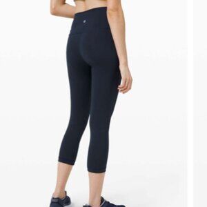 Lululemon Wunder Train High-Rise Crop 21" True Navy